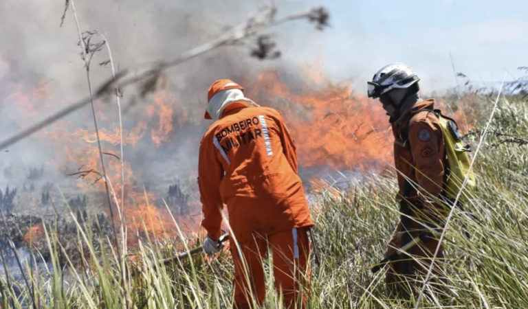 Incêndio é controlado na reserva indígena de Aldeia Velha em Arraial d’Ajuda