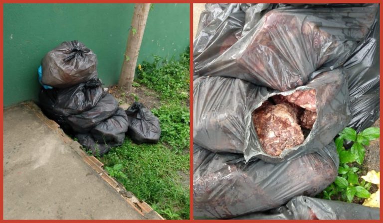 Desperdício: Carne é jogada fora em escola municipal de Porto Seguro