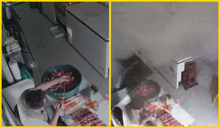 VÍDEO: Panela de pressão explode em cozinha de restaurante