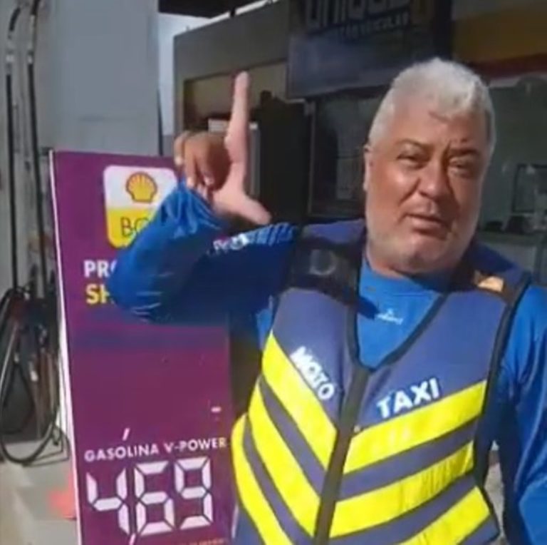 Gasolina a R$ 4,69: Mototaxista manda fazer o” L” em Teixeira de Freitas
